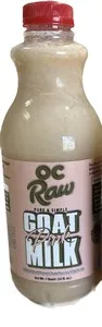 32oz OC Raw Pure & Simple PINK Goat Milk - Supplements